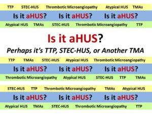 Read more about the article Is it aHUS?    Perhaps it’s TTP, STEC-HUS, or Another TMA