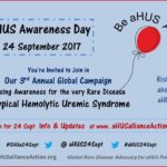 aHUS Awareness Day:  24 September 2017