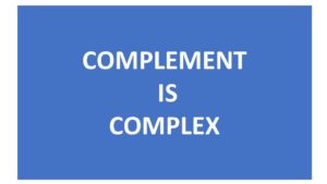 Read more about the article Complement over  and under Complementing