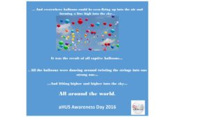 Read more about the article Hey Hey- it will soon be aHUS Awareness Day 2018