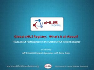 Read more about the article Global aHUS Registry: What’s it all About?