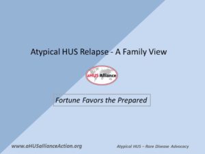 Read more about the article Atypical HUS Relapse – A Family View