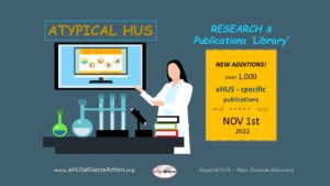 Read more about the article Atypical HUS Research:  NOV 2022 New Additions