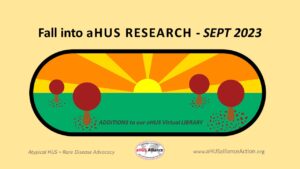 Read more about the article Atypical HUS Research: What’s New for Sept 2023?
