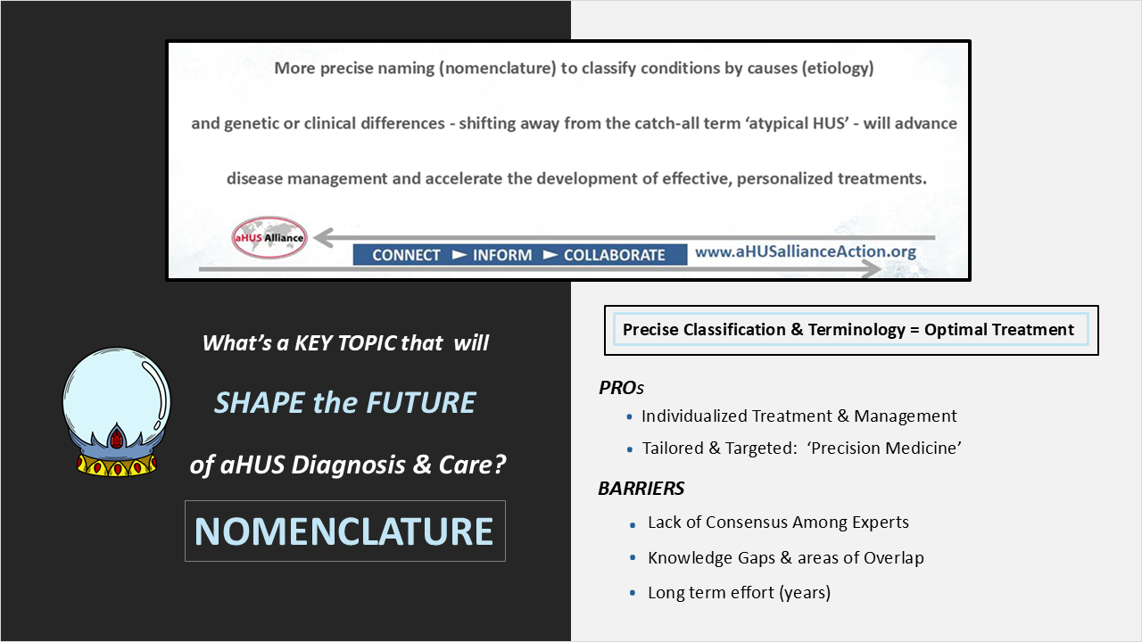Since You Asked: aHUS NOMENCLATURE - aHUS Alliance Action